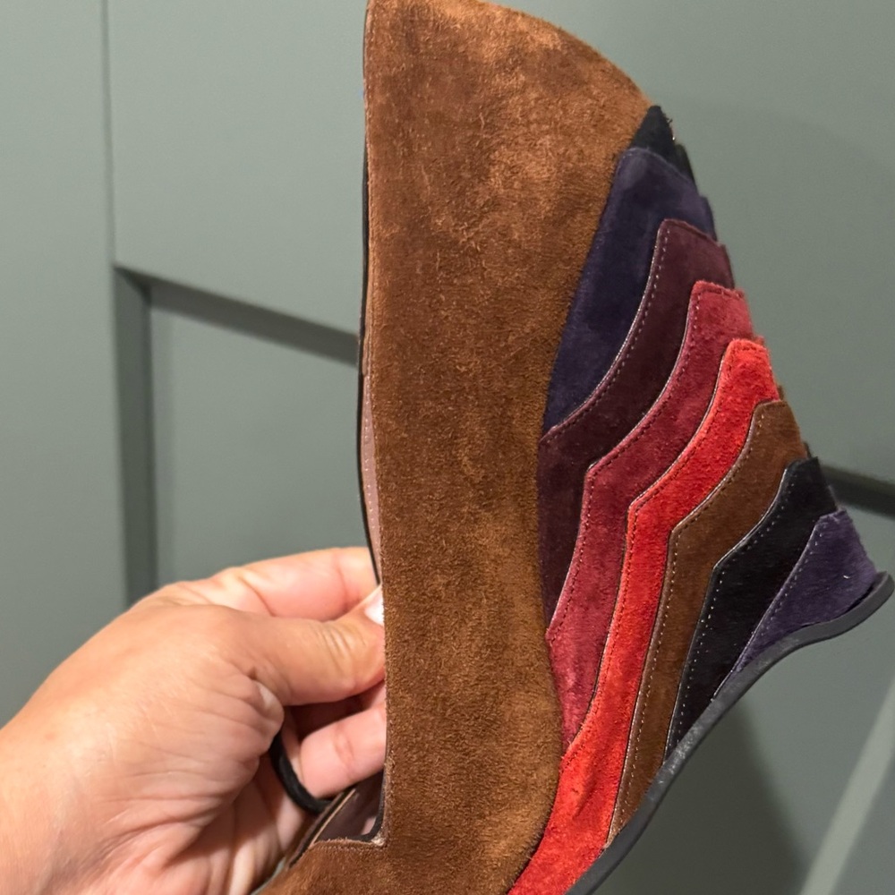 Miu Miu Multicolor Suede Women's Shoes